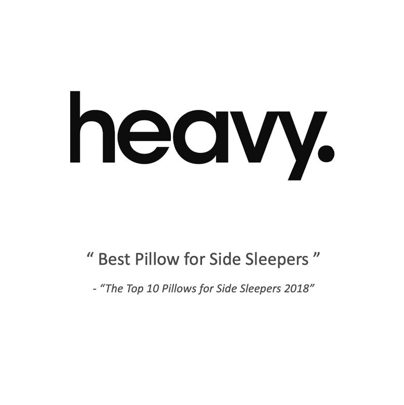 L-SHAPE SIDE SLEEPING BODY PILLOW (+ 2 Cases) - CUMULUS WHITE